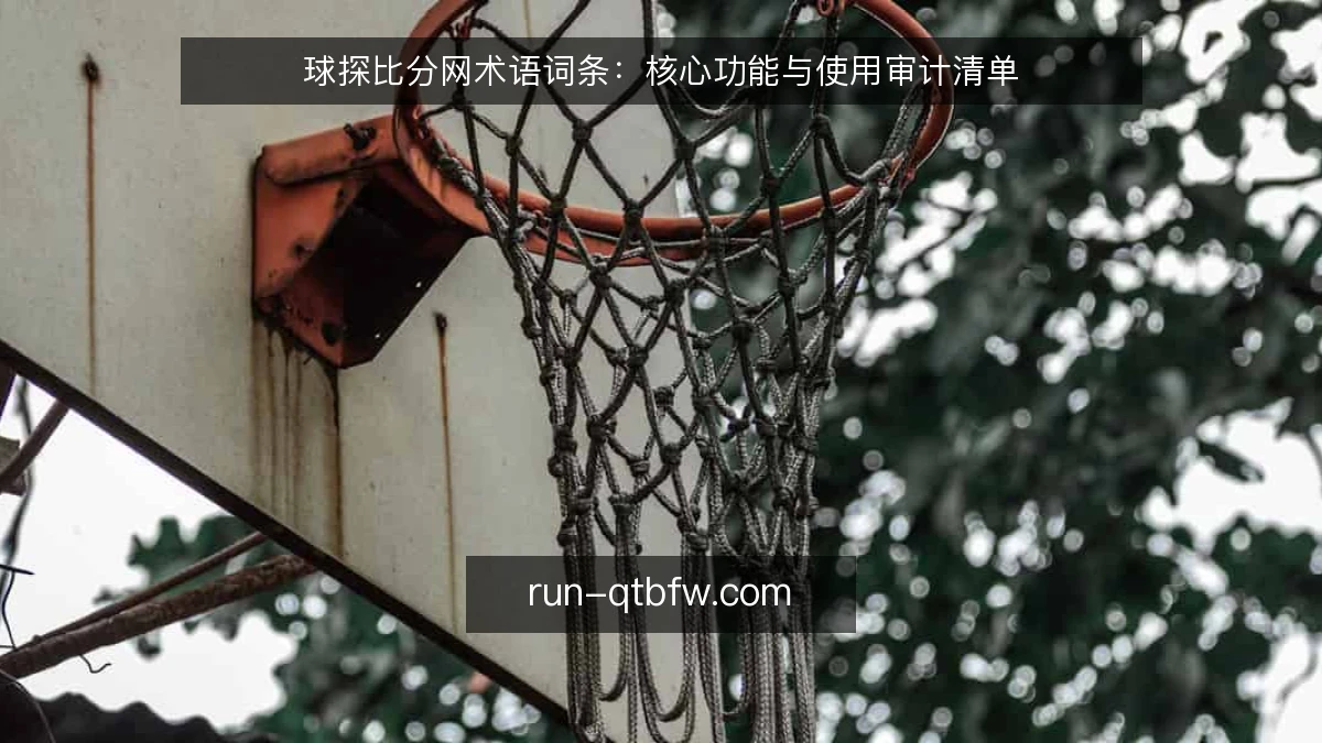 球探比分网术语词条：核心功能与使用审计清单